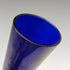 1906 British Antique Sterling Silver Large Vase Pair Cobalt Inner